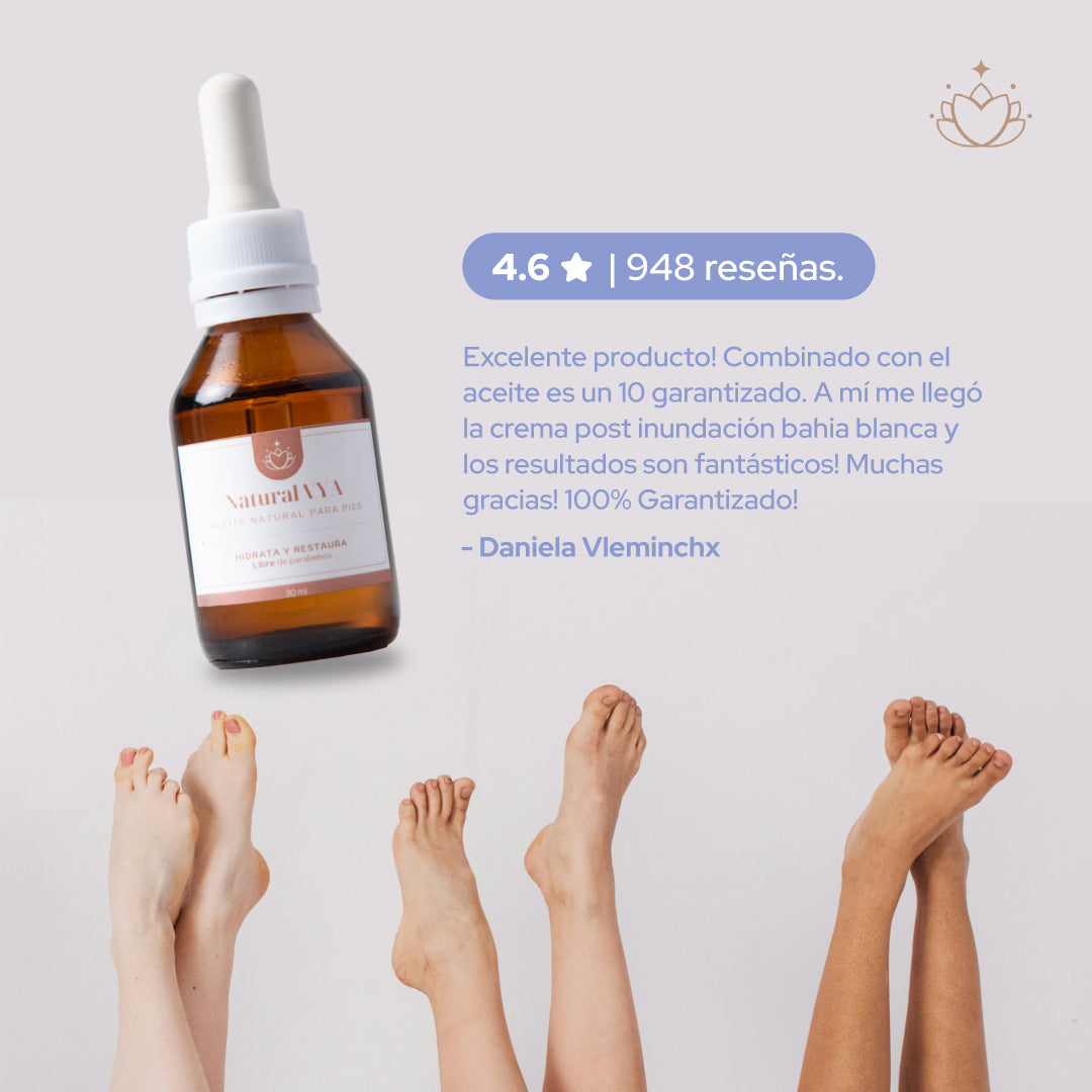 Aceite Antihongos para Pies - Recupera la apariencia sana de tus uñas en casa