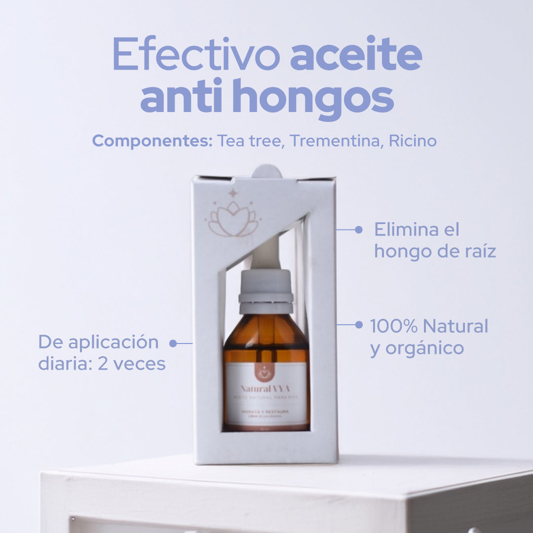 Aceite Antihongos para Pies - Recupera la apariencia sana de tus uñas en casa