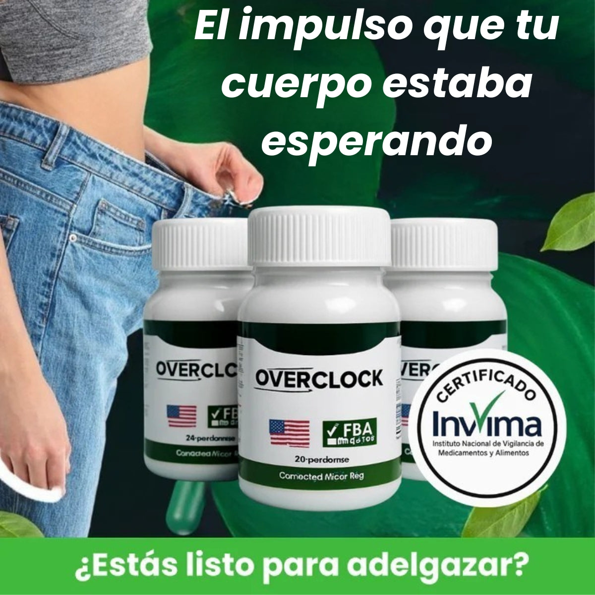 OverClock™ – Potente Adelgazante y Anticelulítico