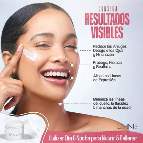 OFERTA ESPECIAL 2X1 50% OFF Crema Antiarrugas Oxy - Piel Reafirmada y Sin Arrugas en Solo 10 Días