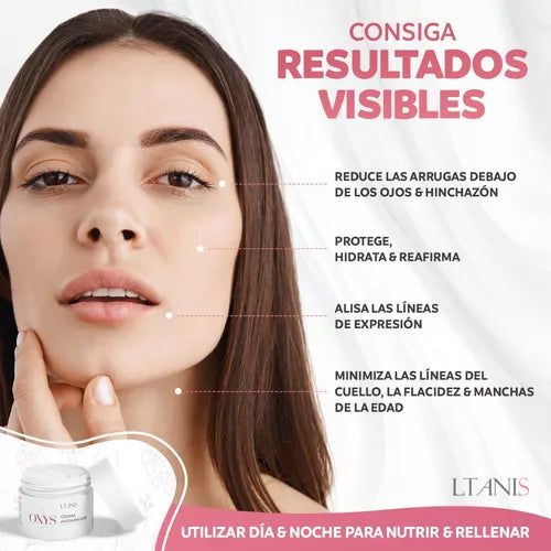 OFERTA ESPECIAL 2X1 50% OFF Crema Antiarrugas Oxy - Piel Reafirmada y Sin Arrugas en Solo 10 Días