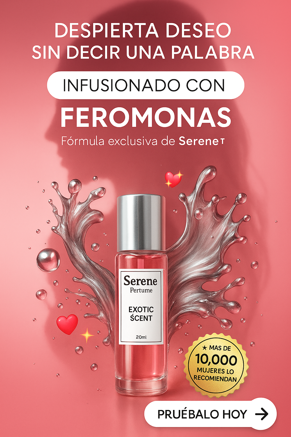 SERENE™ - ¡Conquista Con Tu Presencia! Aroma Con Feromonas Para Impactar👑