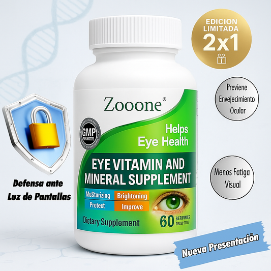 Zooone™ - Suplemento De Protección Contra Pantallas Y Salud Ocular 👁️¡Lleva 2X1 Hasta Agotar Stock!✅