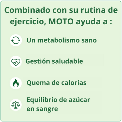 MOTO® Cápsulas Metabólicas – ¡Quema Grasa y Gana Energía a Mitad de Precio!