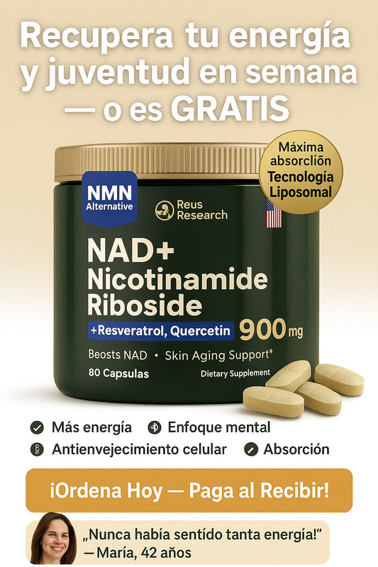 🔥¡Despierta Tu Cuerpo y Mente en 7 Días con NAD+™! -Transforma tu energía, enfoque y juventud celular desde la primera cápsula.