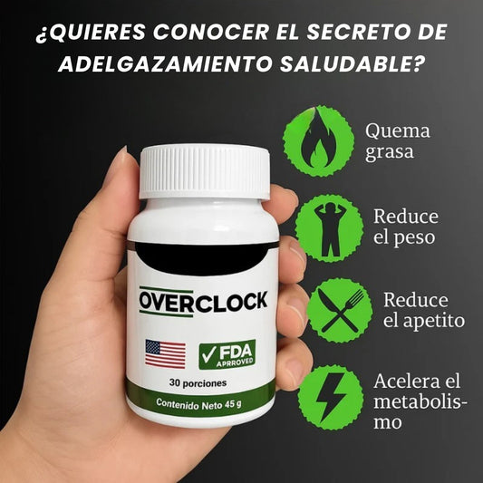 OverClock™ – Potente Adelgazante y Anticelulítico
