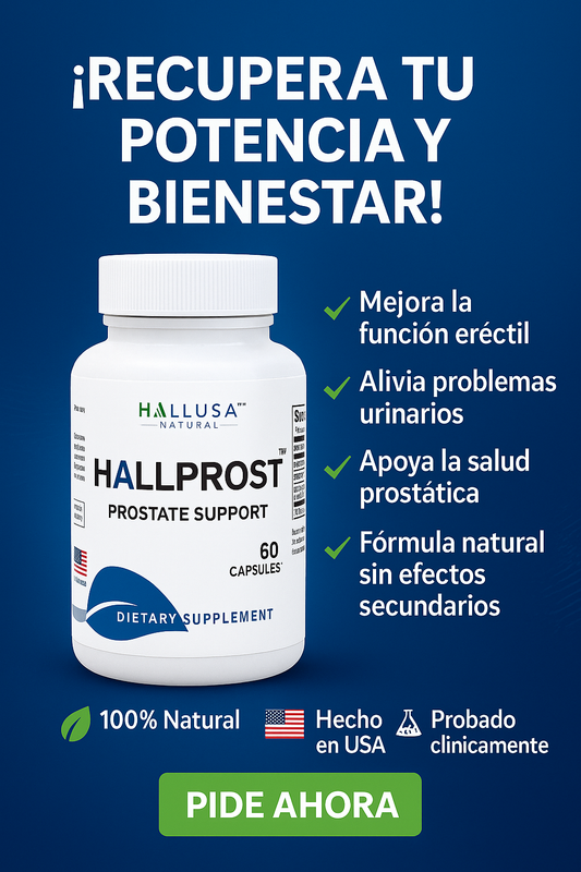 HallProst - ¡Salud masculina en cada cápsula!⬆️ 2x1