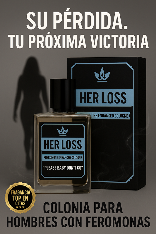 Her Loss® Perfume de feromonas - ¡SEDUCE SIN ESFUERZO! Aroma sofisticado y duradero que atrae sin que digas nada