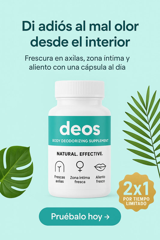 🟢El Desodorante que No se Aplica, ¡Se Toma! - 🎁Promoción 2x1 por Tiempo Limitado