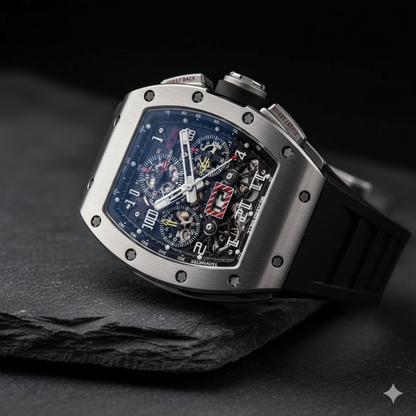 Reloj de Lujo RM011 - No Es Solo un Reloj, Es una Declaración de Poder y Éxito. ¡Promo de Fiestas Patrias!