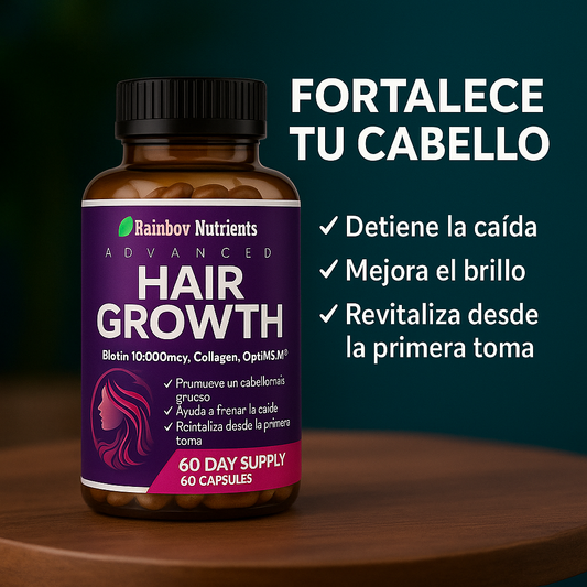 HAIR GROWTH - ¡La solución más buscada en este 2025! Frena la caída y revive tu cabello en semanas.
