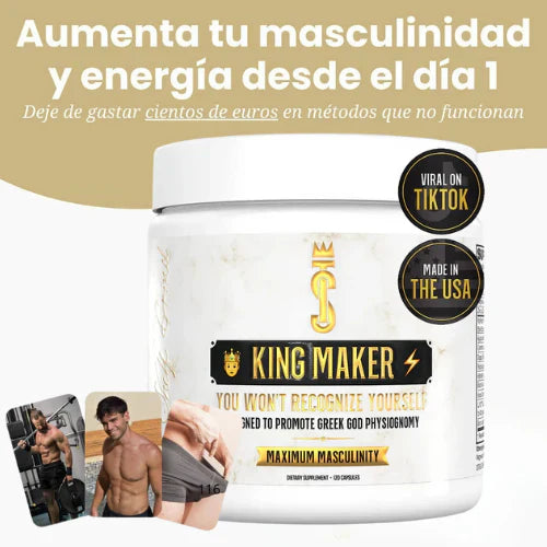 King Maker - ¡Recupera Tu Masculinidad En Silencio! Sin Recetas, Sin Riesgos, Solo Resultados